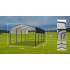 Single shelter with awning in kit form - 4 x 5 m