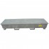 Galvanised rectangular retention tray, 4 sections - 208 litres