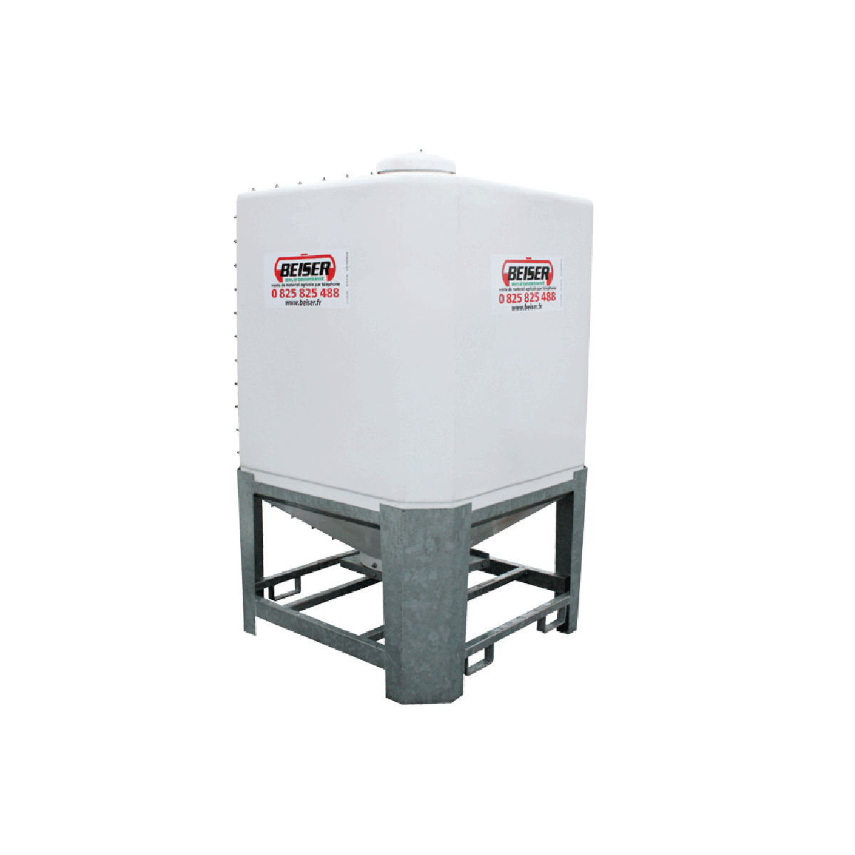 Cubical polyester silo 3 m3 in kit form