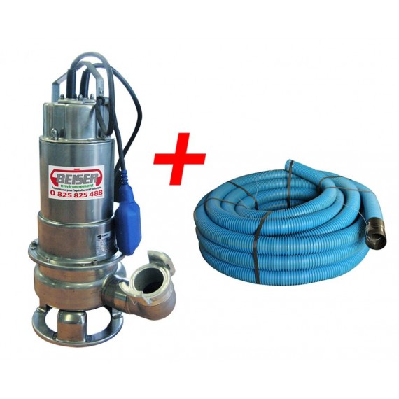 Immersed stainless steel pump 220V with float and flexible  