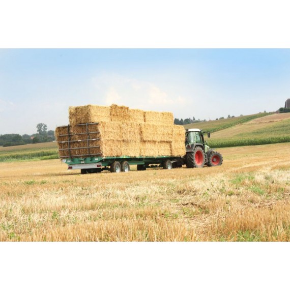 10 m trailer with rotating plate  