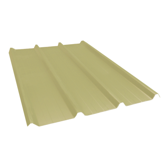 Ribbed sheet 45-333-1000, 60/100, sand yellow, 3.5 m  