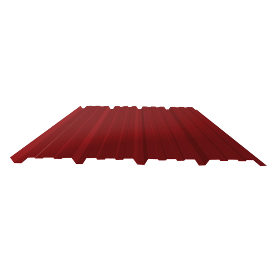 Ribbed sheet 25-267-1070, 60/100, red brown siding, 6.5 m  