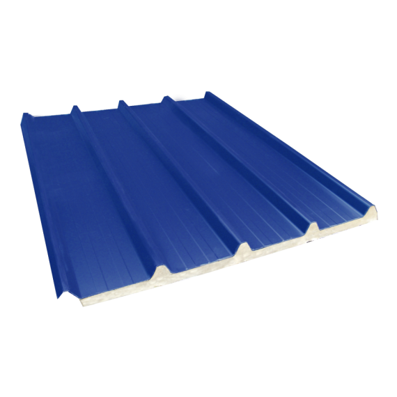 Basic insulated ribbed sheet 33-250-1000 60 mm, slate blue RAL5008, 4 m  