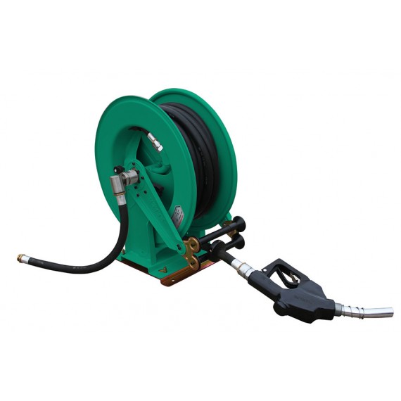 Diesel reel with 10 m hose 1" Pump 60 L/min or 100 L/min on swivel stand  