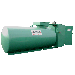 Beiser Environnement - Station citerne fuel acier double paroi 6000 L, NN3G avec limiteur de remplissage 2"