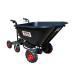 Brouette avec moteur électrique et marche-pied - Cuve PVC 160L