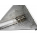 Trémie triangulaire avec grille de protection